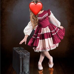 Dollcake Burgundy and Pink Theater Costume